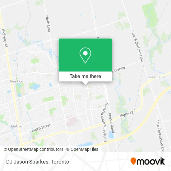 DJ Jason Sparkes map