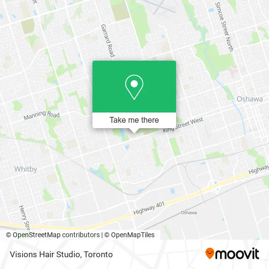 Visions Hair Studio map
