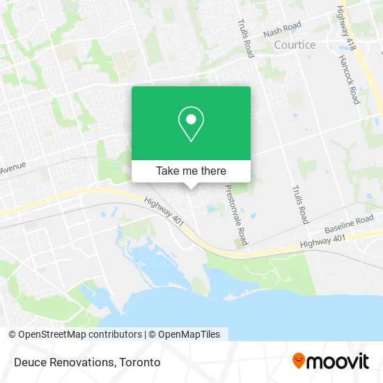 Deuce Renovations map