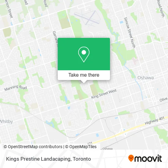 Kings Prestine Landacaping map