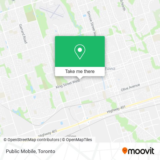 Public Mobile map