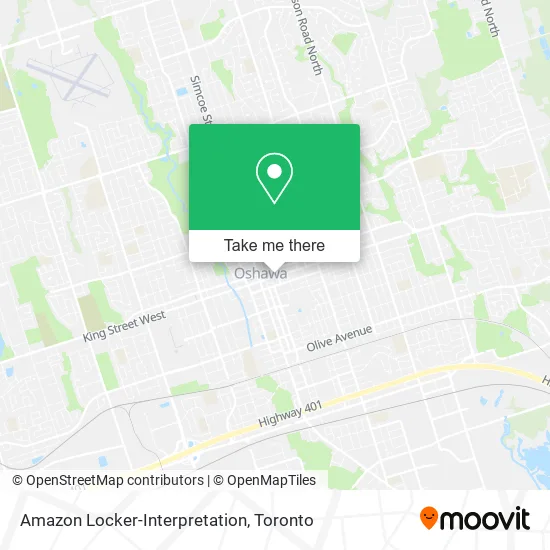 Amazon Locker-Interpretation map
