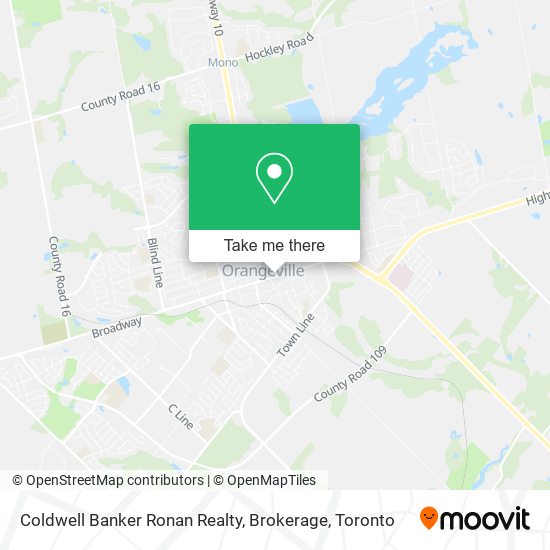 Coldwell Banker Ronan Realty, Brokerage map