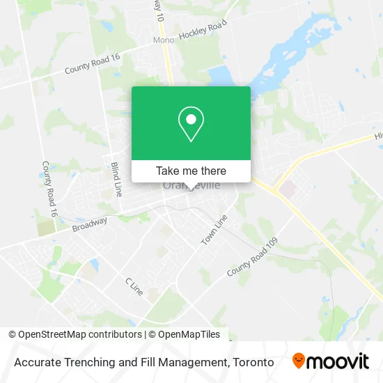 Accurate Trenching and Fill Management map
