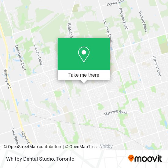 Whitby Dental Studio map