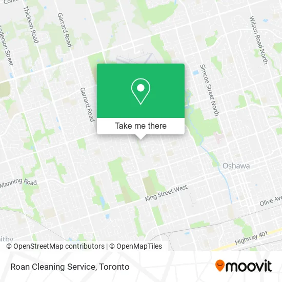 Roan Cleaning Service map