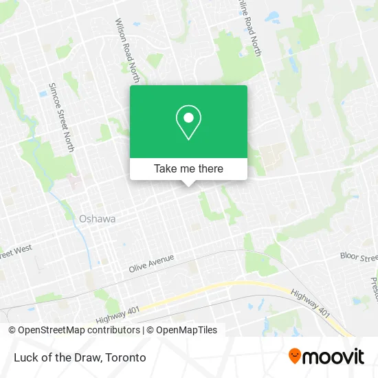 Luck of the Draw map