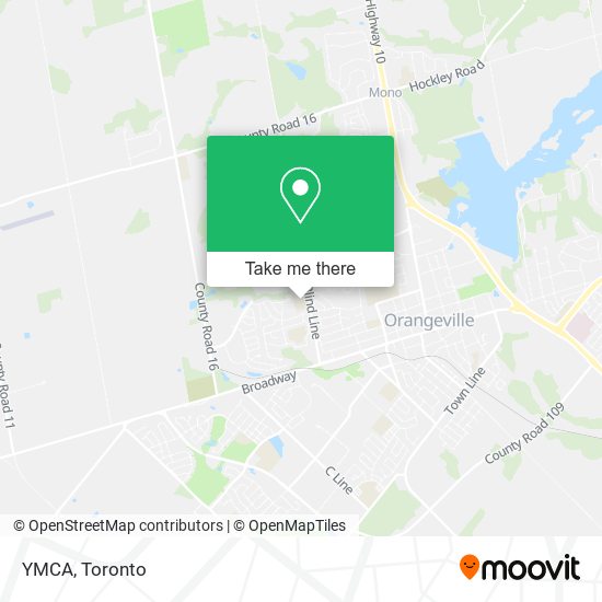 YMCA map