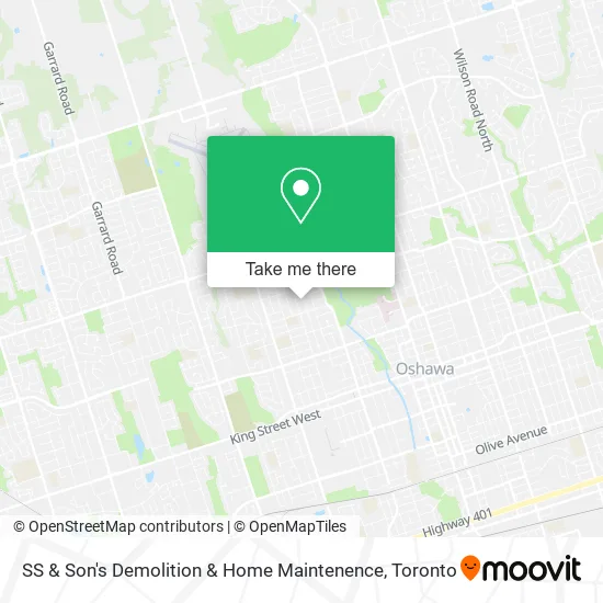 SS & Son's Demolition & Home Maintenence map