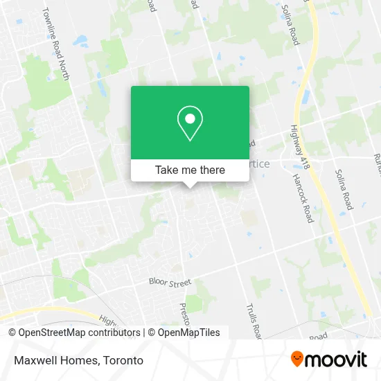 Maxwell Homes map