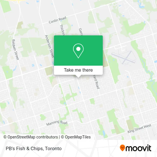 PB's Fish & Chips map