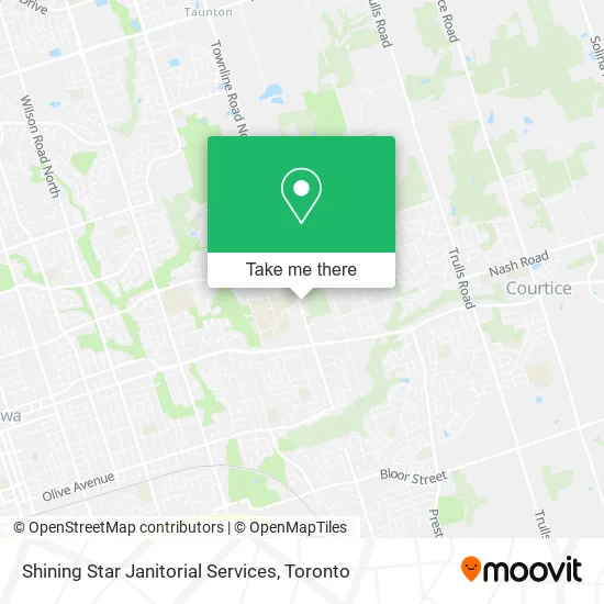 Shining Star Janitorial Services map