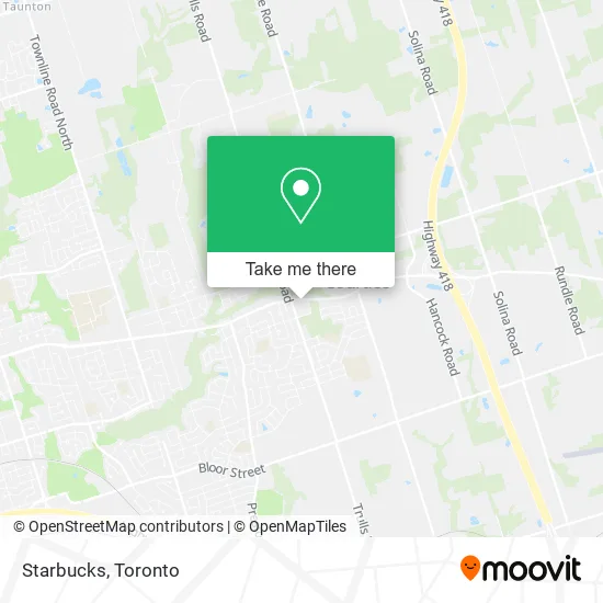 Starbucks map