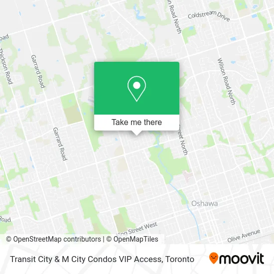 Transit City & M City Condos VIP Access map