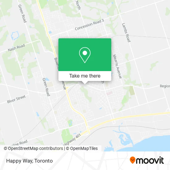 Happy Way map