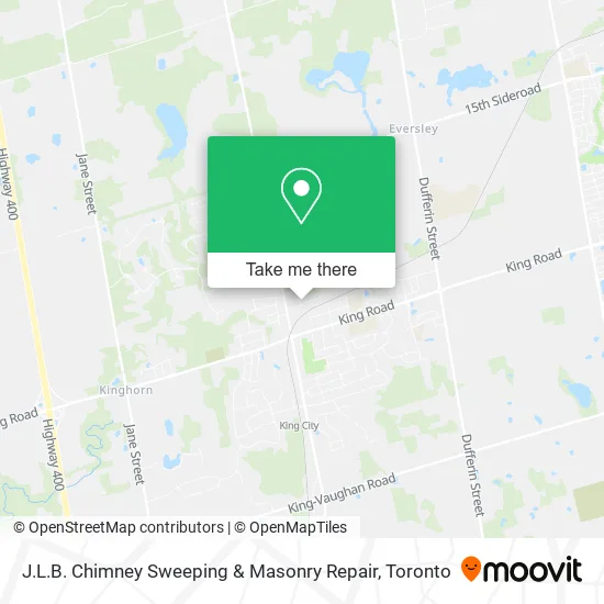 J.L.B. Chimney Sweeping & Masonry Repair map