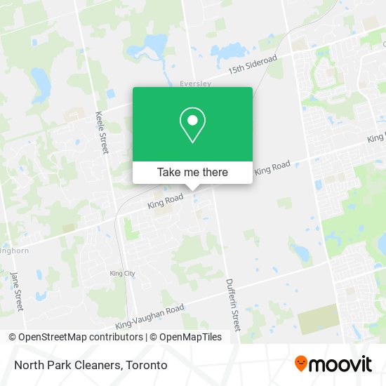 North Park Cleaners map