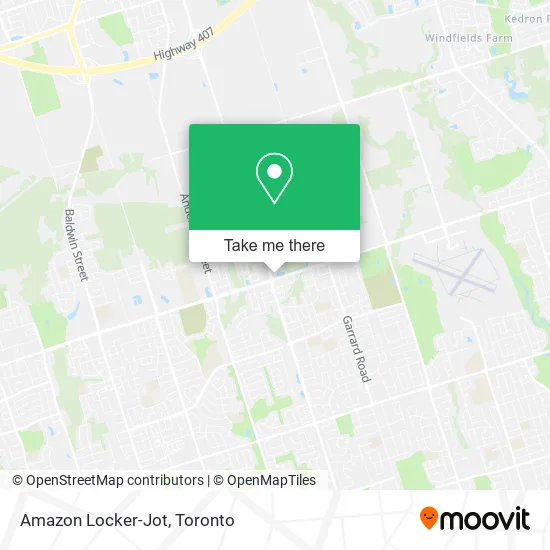 Amazon Locker-Jot map