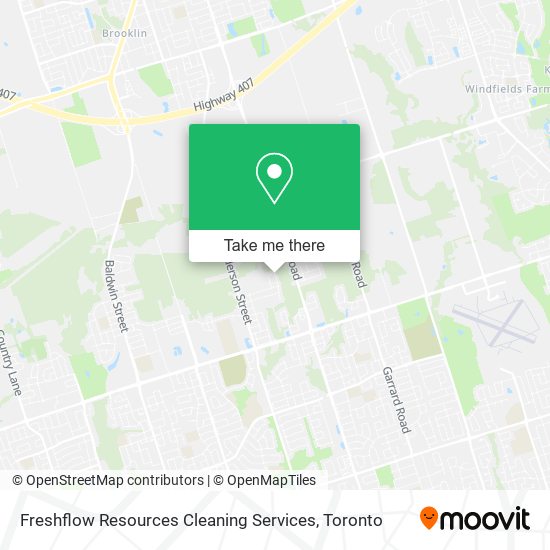 Freshflow Resources Cleaning Services map