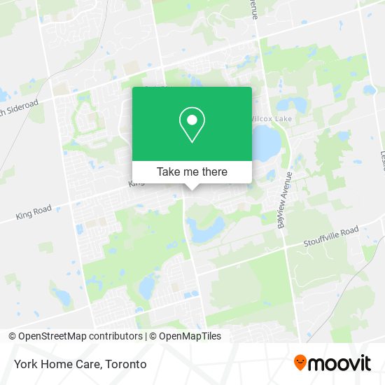 York Home Care map