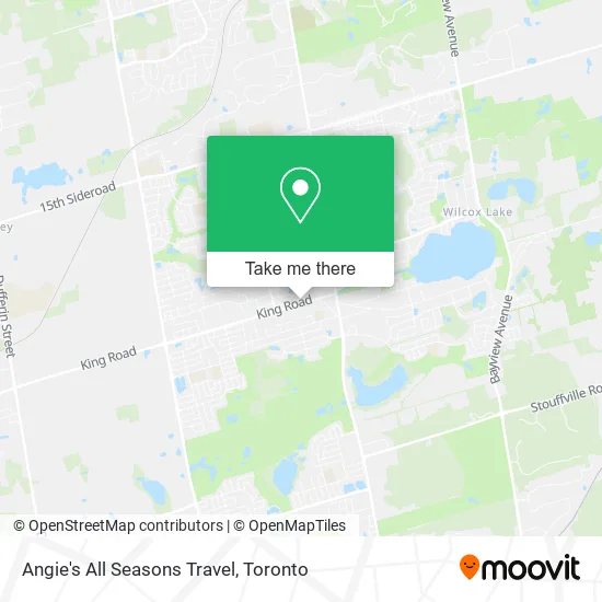 Angie's All Seasons Travel map