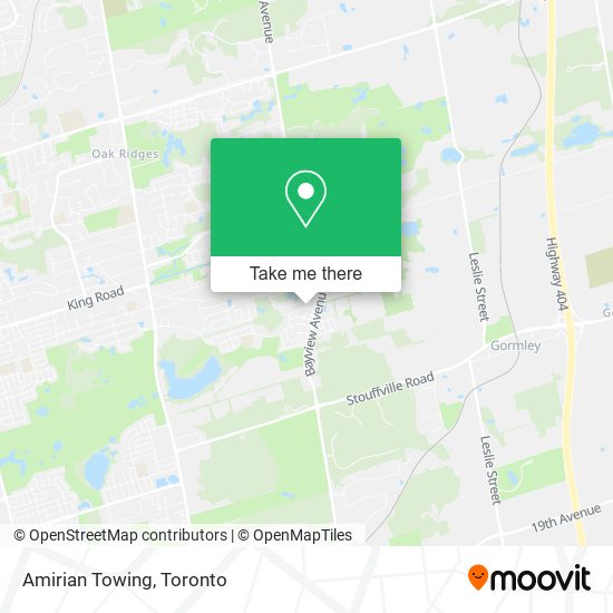 Amirian Towing map