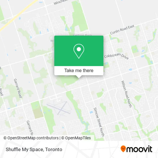 Shuffle My Space map