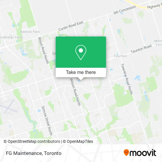 FG Maintenance map