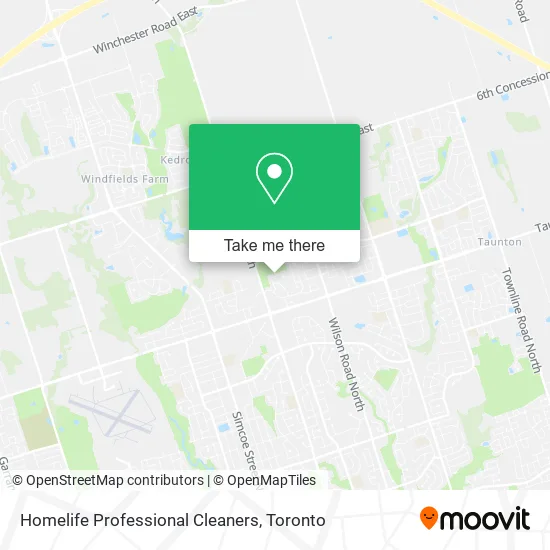Homelife Professional Cleaners map
