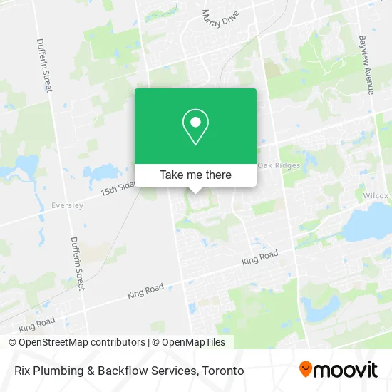 Rix Plumbing & Backflow Services map