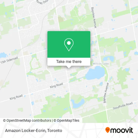Amazon Locker-Ecrin map