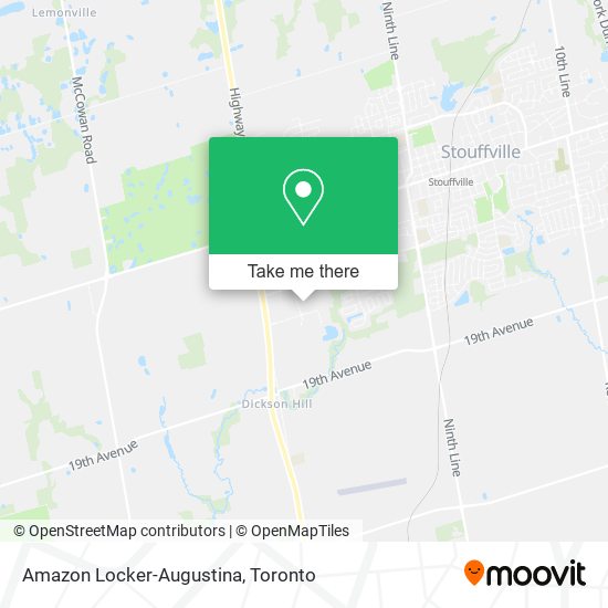 Amazon Locker-Augustina map