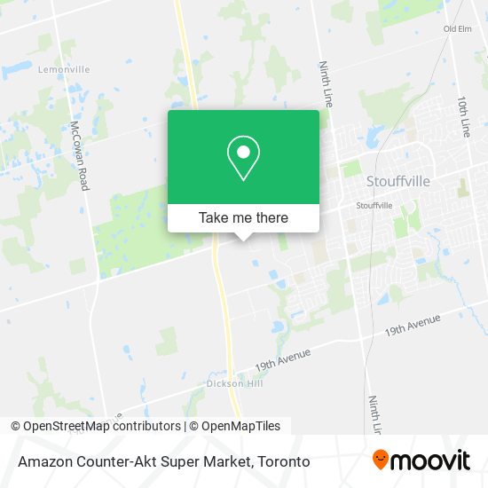 Amazon Counter-Akt Super Market map