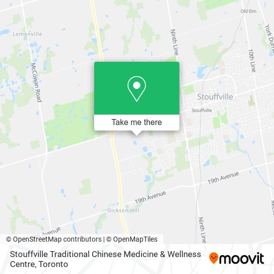 Stouffville Traditional Chinese Medicine & Wellness Centre map