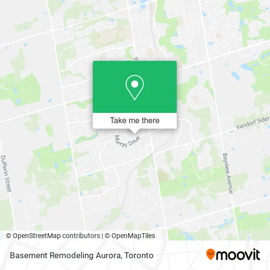 Basement Remodeling Aurora map
