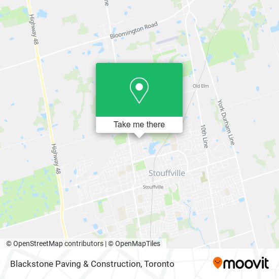 Blackstone Paving & Construction map