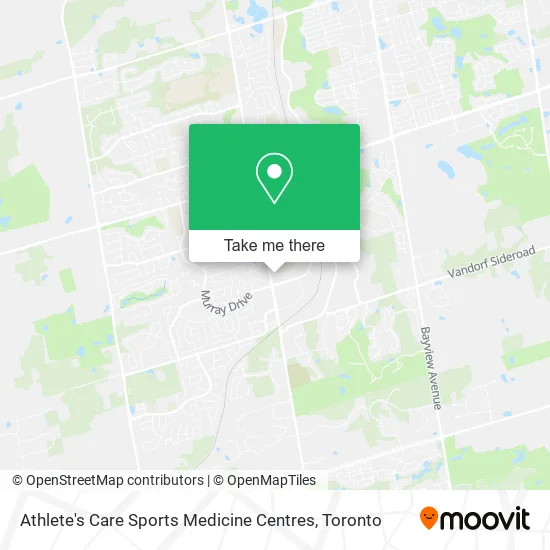 Athlete's Care Sports Medicine Centres map