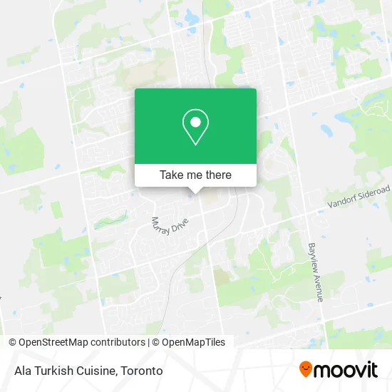 Ala Turkish Cuisine map