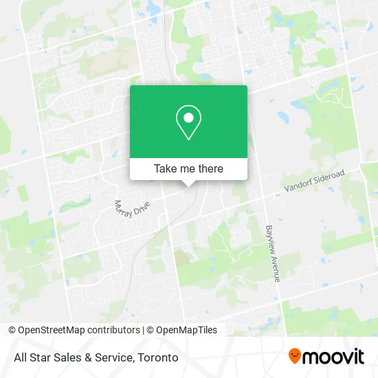 All Star Sales & Service map