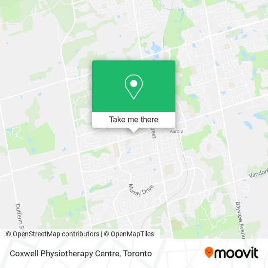 Coxwell Physiotherapy Centre plan