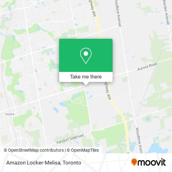 Amazon Locker-Melisa map