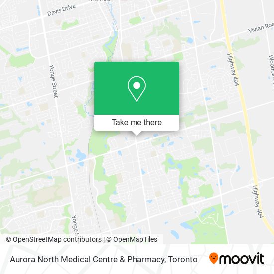 Aurora North Medical Centre & Pharmacy map