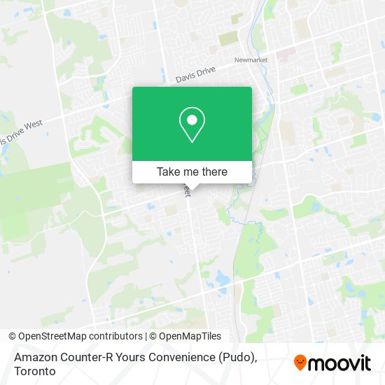 Amazon Counter-R Yours Convenience (Pudo) map