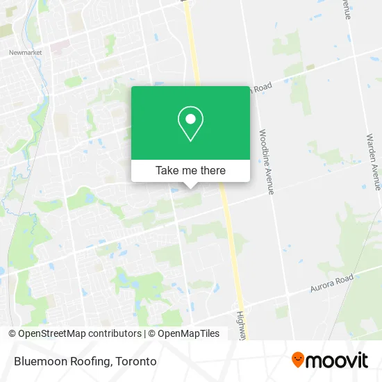 Bluemoon Roofing map