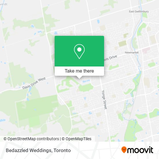 Bedazzled Weddings map