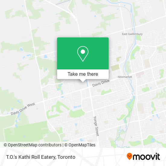 T.O.'s Kathi Roll Eatery map