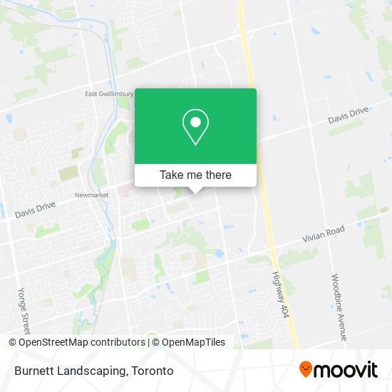 Burnett Landscaping map