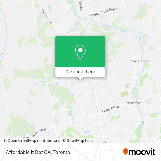 Affordable It Dot CA map