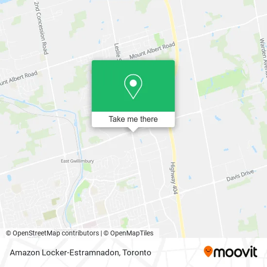 Amazon Locker-Estramnadon map