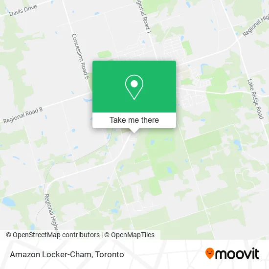 Amazon Locker-Cham map